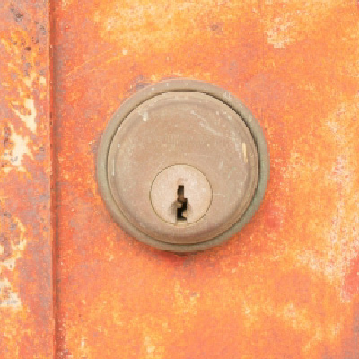 ピンシリンダー錠の鍵穴